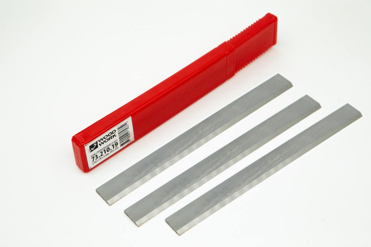 Комплект строгальных ножей HSS 6% 210X19X3мм (3 шт.) для JKM-300